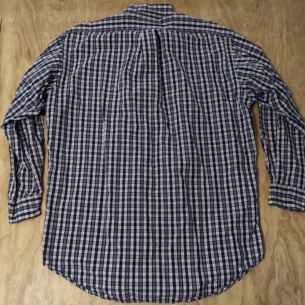 Ralph Lauren Golf Tilden Shirt Mens Med Plaid L/S Button Up Crest Logo - Picture 6 of 6